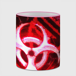 Кружка 3D Plague Inc LB Oko, цвет: 3D-розовый кант — фото 2