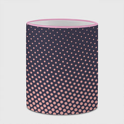 Кружка 3D Dots pattern, цвет: 3D-розовый кант — фото 2