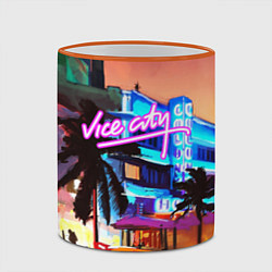 Кружка 3D GTA: VICE CITY, цвет: 3D-оранжевый кант — фото 2