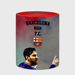 Кружка 3D Messi, цвет: 3D-белый + красный — фото 2