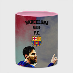 Кружка 3D Messi, цвет: 3D-белый + розовый — фото 2