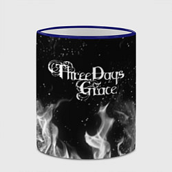 Кружка 3D Three Days Grace, цвет: 3D-синий кант — фото 2