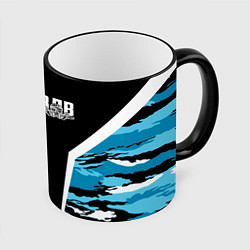 Кружка 3D Камуфляж ВДВ, цвет: 3D-черный кант