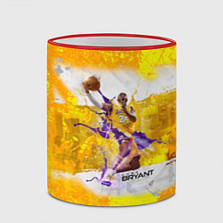Кружка 3D Kobe Bryant, цвет: 3D-красный кант — фото 2
