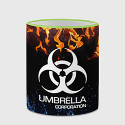 Кружка 3D UMBRELLA CORPORATION, цвет: 3D-светло-зеленый кант — фото 2