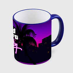 Кружка 3D GTA:VICE CITY, цвет: 3D-синий кант