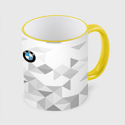 Кружка 3D BMW, цвет: 3D-желтый кант