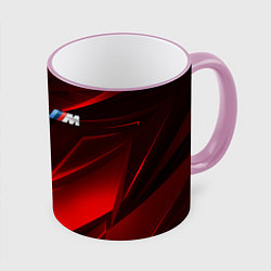 Кружка 3D BMW БМВ Z, цвет: 3D-розовый кант