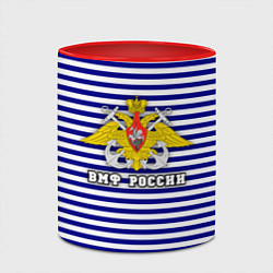 Кружка 3D Тельняшка ВМФ, цвет: 3D-белый + красный — фото 2