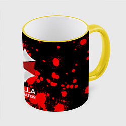 Кружка 3D UMBRELLA CORP, цвет: 3D-желтый кант