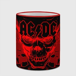 Кружка 3D ACDC, цвет: 3D-красный кант — фото 2
