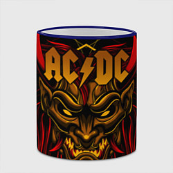 Кружка 3D ACDC, цвет: 3D-синий кант — фото 2