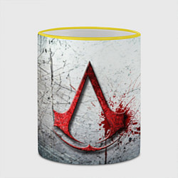Кружка 3D Assassins Creed, цвет: 3D-желтый кант — фото 2