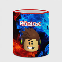 Кружка 3D ROBLOX, цвет: 3D-красный кант — фото 2
