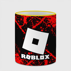 Кружка 3D Roblox, цвет: 3D-желтый кант — фото 2