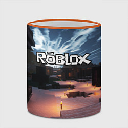 Кружка 3D ROBLOX, цвет: 3D-оранжевый кант — фото 2