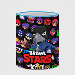 Кружка 3D BRAWL STARS CROW, цвет: 3D-небесно-голубой кант — фото 2