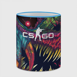 Кружка 3D CS GO Hyper Beast, цвет: 3D-небесно-голубой кант — фото 2