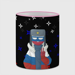 Кружка 3D CountryHumans, цвет: 3D-розовый кант — фото 2