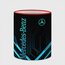 Кружка 3D Mercedes-Benz, цвет: 3D-красный кант — фото 2