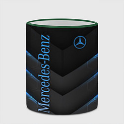 Кружка 3D Mercedes-Benz, цвет: 3D-зеленый кант — фото 2