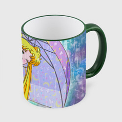 Кружка 3D Sailor Moon, цвет: 3D-зеленый кант