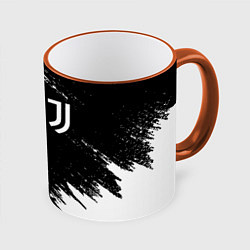 Кружка 3D JUVENTUS, цвет: 3D-оранжевый кант