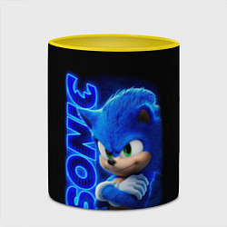 Кружка 3D SONIC, цвет: 3D-белый + желтый — фото 2