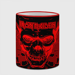 Кружка 3D Iron Maiden, цвет: 3D-красный кант — фото 2