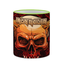 Кружка 3D Iron Maiden, цвет: 3D-светло-зеленый кант — фото 2