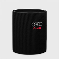 Кружка 3D AUDI, цвет: 3D-белый + черный — фото 2