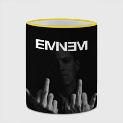 Кружка 3D EMINEM, цвет: 3D-желтый кант — фото 2