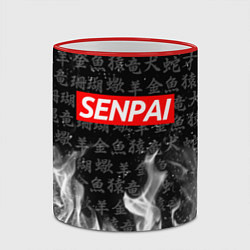Кружка 3D SENPAI, цвет: 3D-красный кант — фото 2