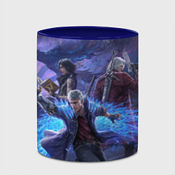 Кружка 3D DEVIL MAY CRY, цвет: 3D-белый + синий — фото 2
