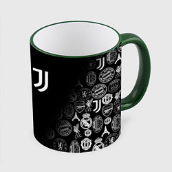 Кружка 3D JUVENTUS, цвет: 3D-зеленый кант