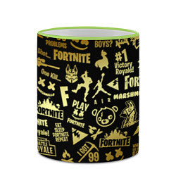 Кружка 3D FORTNITE, цвет: 3D-светло-зеленый кант — фото 2