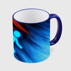 Кружка 3D PORTAL, цвет: 3D-синий кант