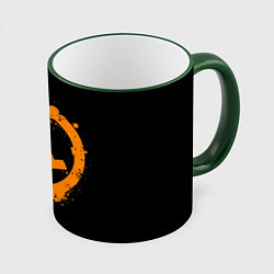 Кружка 3D HALF-LIFE, цвет: 3D-зеленый кант