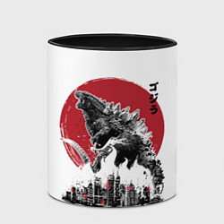 Кружка 3D GODZILLA, цвет: 3D-белый + черный — фото 2