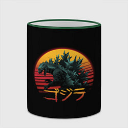 Кружка 3D GODZILLA, цвет: 3D-зеленый кант — фото 2
