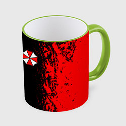 Кружка 3D RESIDENT EVIL UMBRELLA, цвет: 3D-светло-зеленый кант