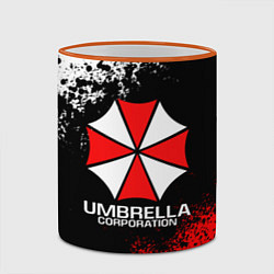 Кружка 3D RESIDENT EVIL UMBRELLA, цвет: 3D-оранжевый кант — фото 2