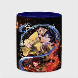 Кружка 3D KIMETSU NO YAIBA, цвет: 3D-белый + синий — фото 2