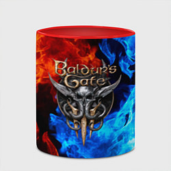 Кружка 3D BALDURS GATE, цвет: 3D-белый + красный — фото 2