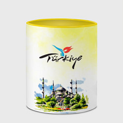 Кружка 3D Турция, цвет: 3D-белый + желтый — фото 2