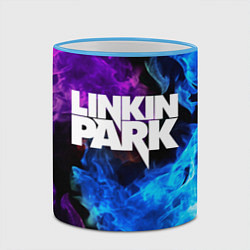 Кружка 3D LINKIN PARK, цвет: 3D-небесно-голубой кант — фото 2