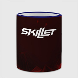 Кружка 3D Skillet, цвет: 3D-синий кант — фото 2