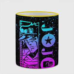 Кружка 3D JoJo Bizarre Adventure, цвет: 3D-желтый кант — фото 2
