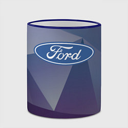 Кружка 3D Ford, цвет: 3D-синий кант — фото 2