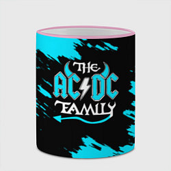 Кружка 3D The ACDC famely, цвет: 3D-розовый кант — фото 2